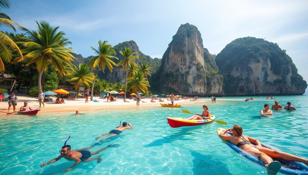 krabi beach activities